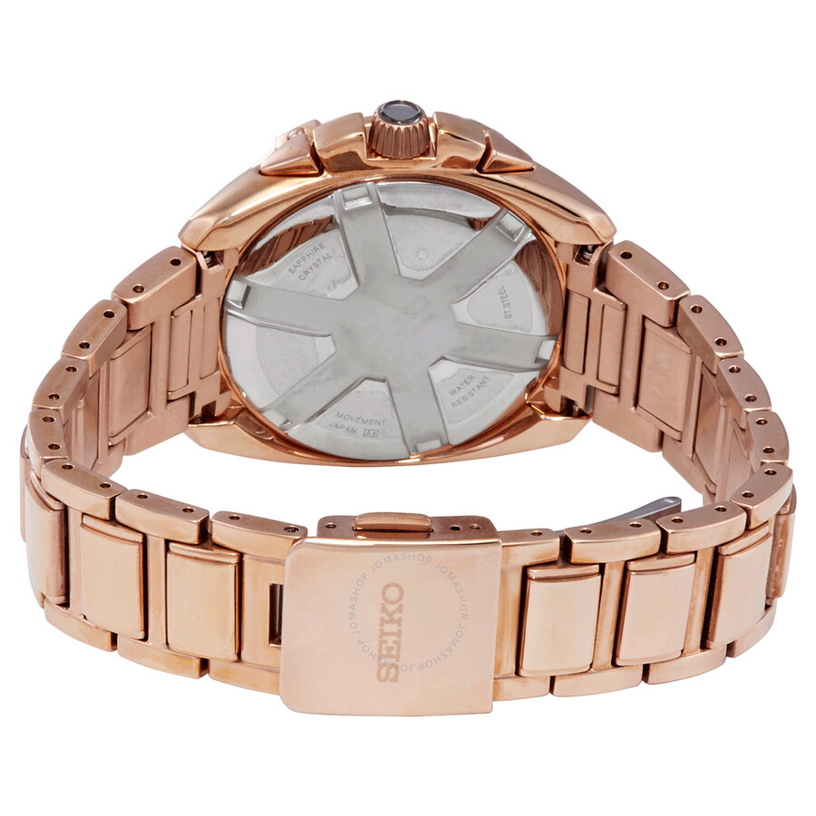 Seiko Open Box - Velatura Chronograph Quartz Diamond Mother Of Pearl Dial Ladies Watch Sndx92p1