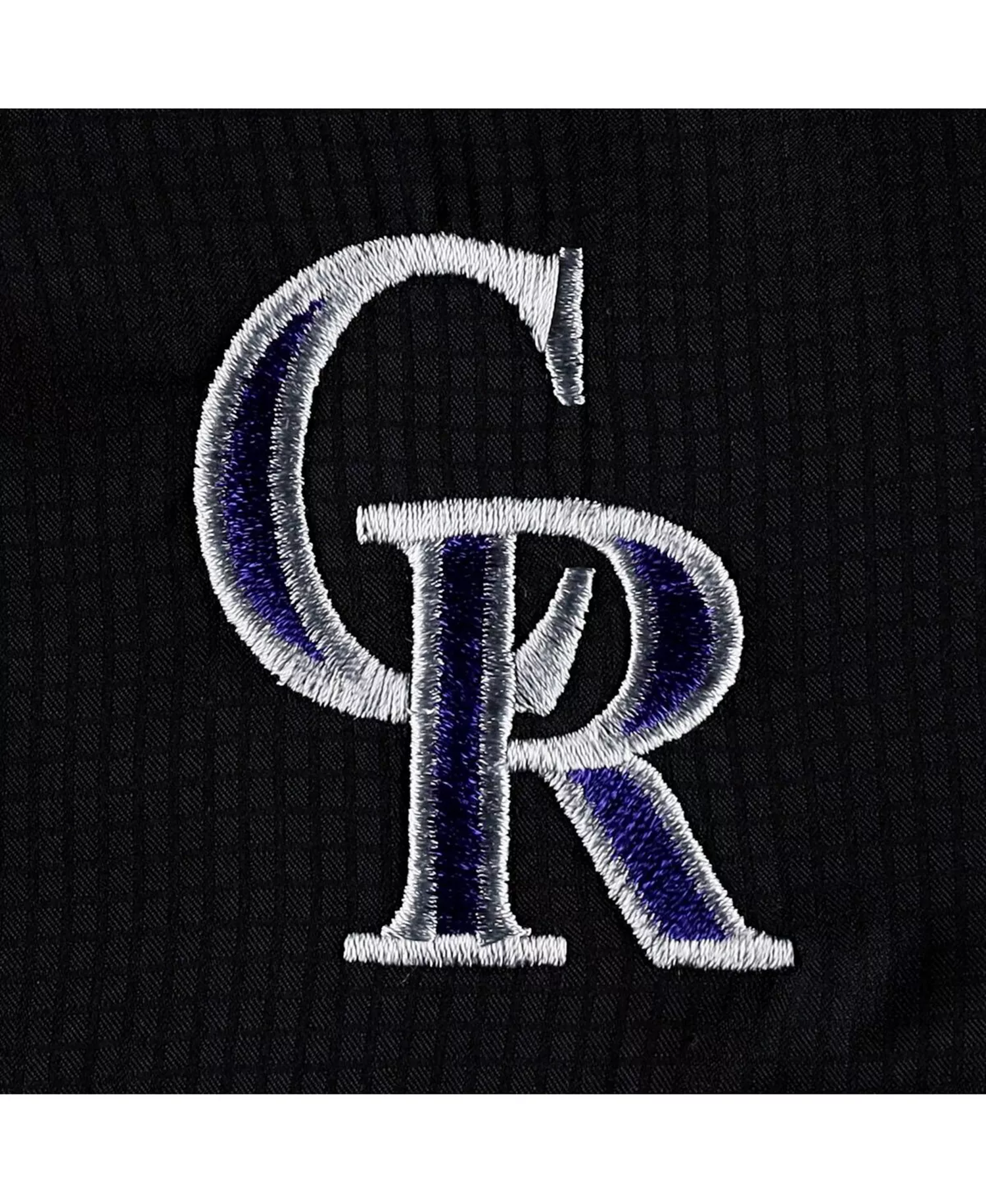 Men's Black Colorado Rockies Tamiami Omni-Shade Button-Down Shirt - Black - M