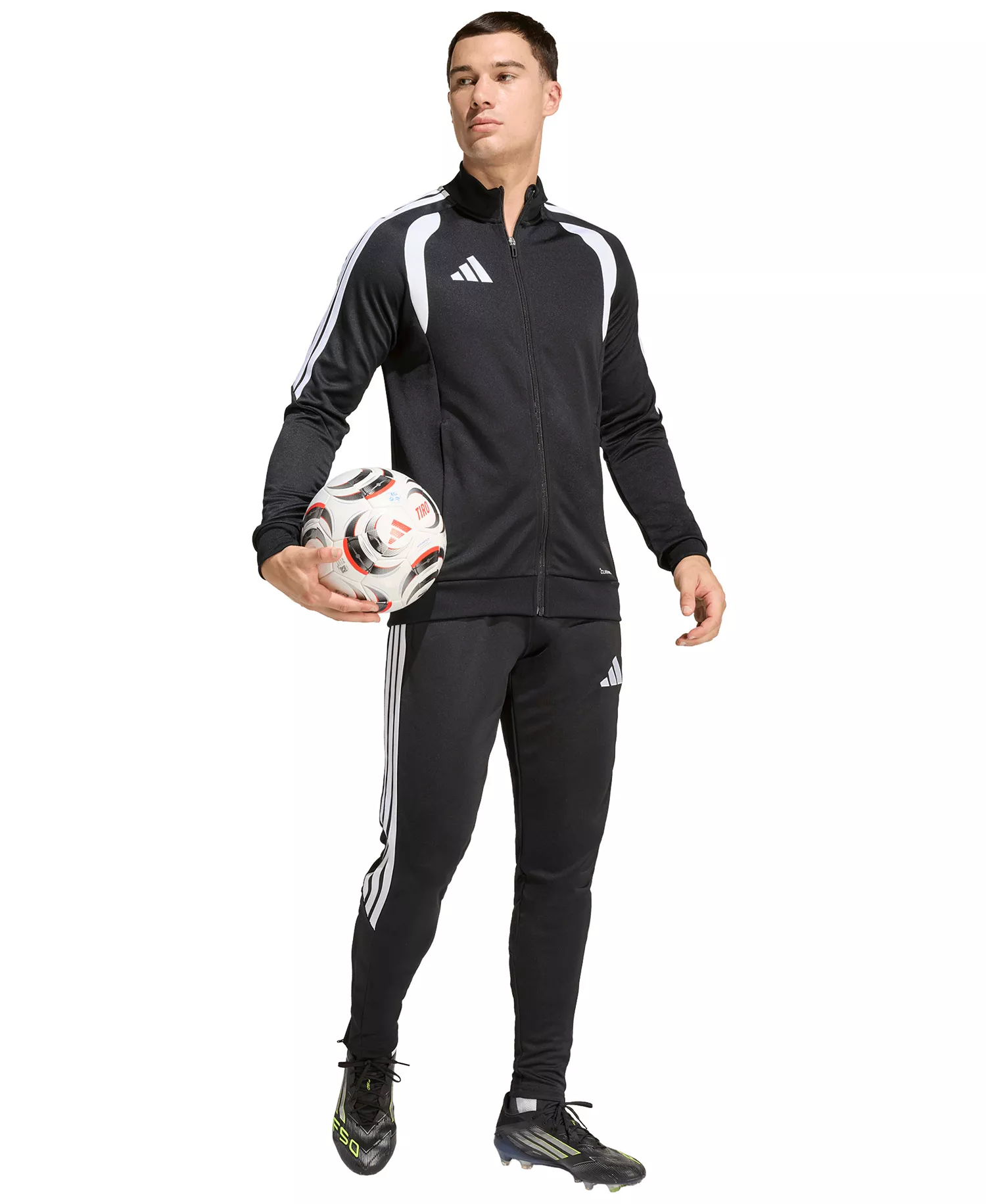 Men's Tiro 26 League Zip-Front Training Jacket - Black - 2XL
