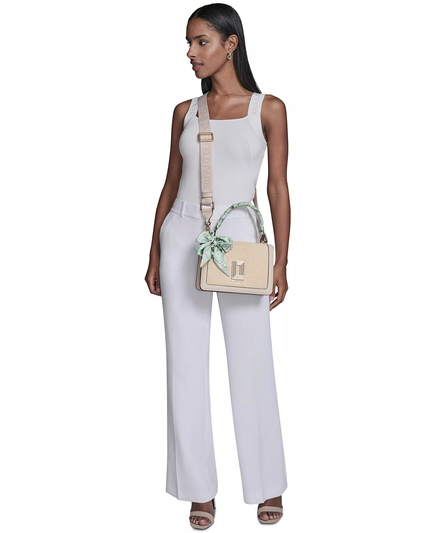 Simone Small Crossbody Satchel Bag - Neutral - No Size