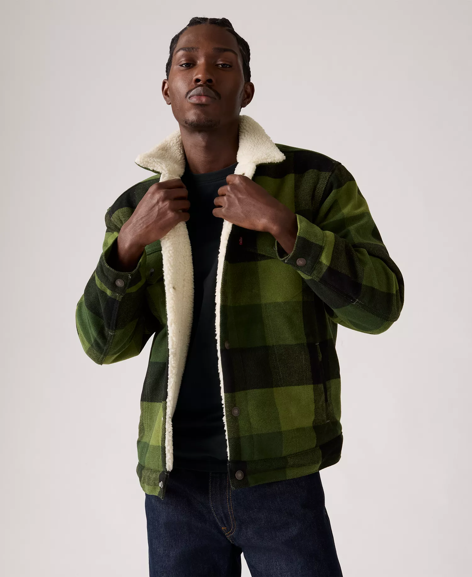 Levis Men's Relaxed-Fit Trucker Jacket - Duffel Bag - 2XL