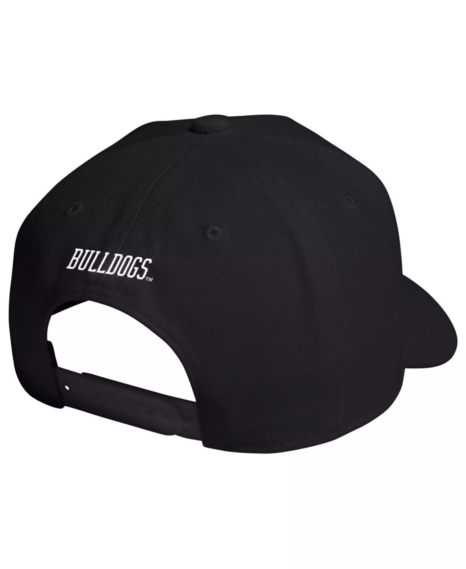 Men's and Women's Black Mississippi State Bulldogs Blackout A-Frame Adjustable Hat - Black - ONE SIZE