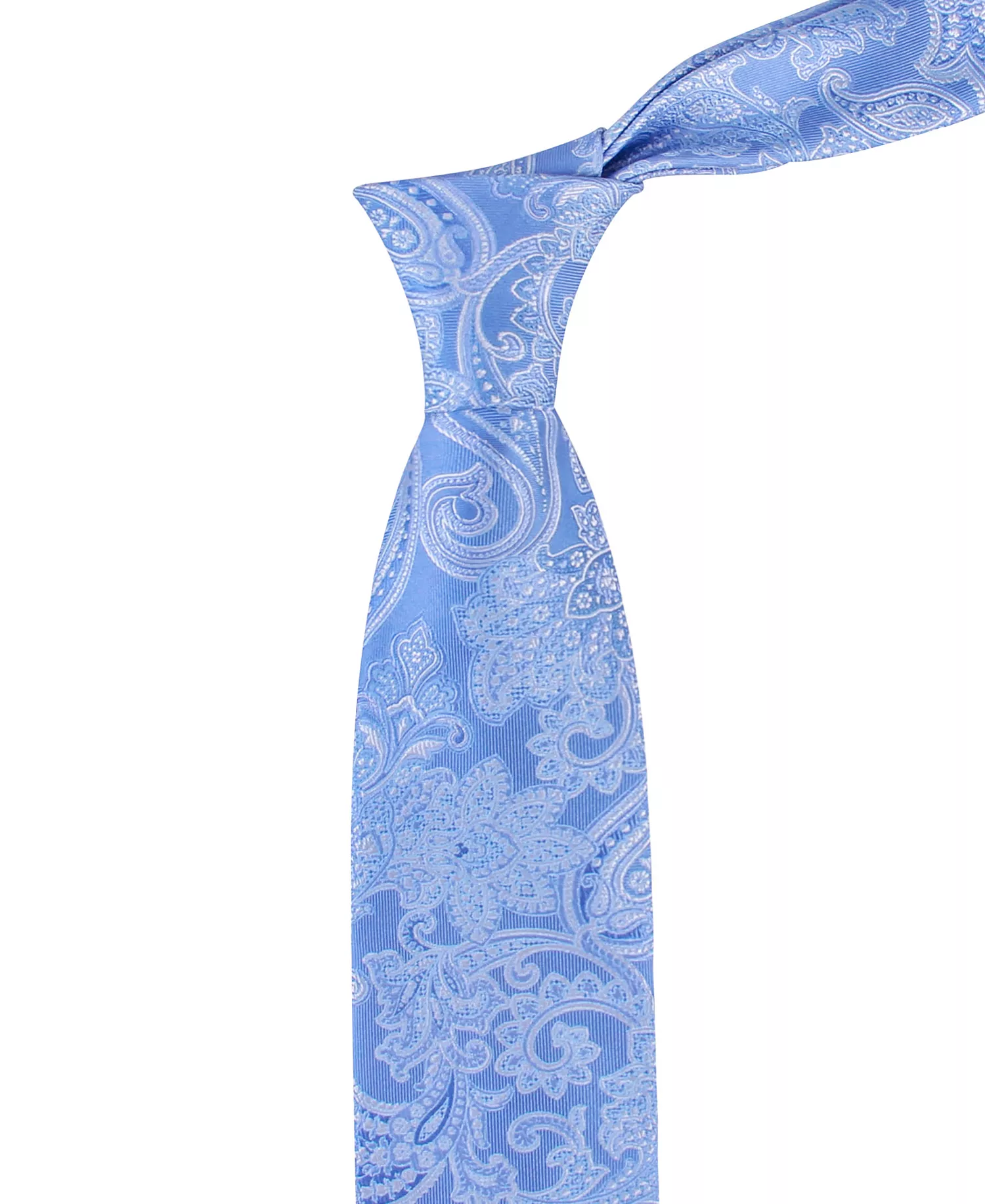 Men's Victoria Paisley Tie - Light Blue - ONE SIZE