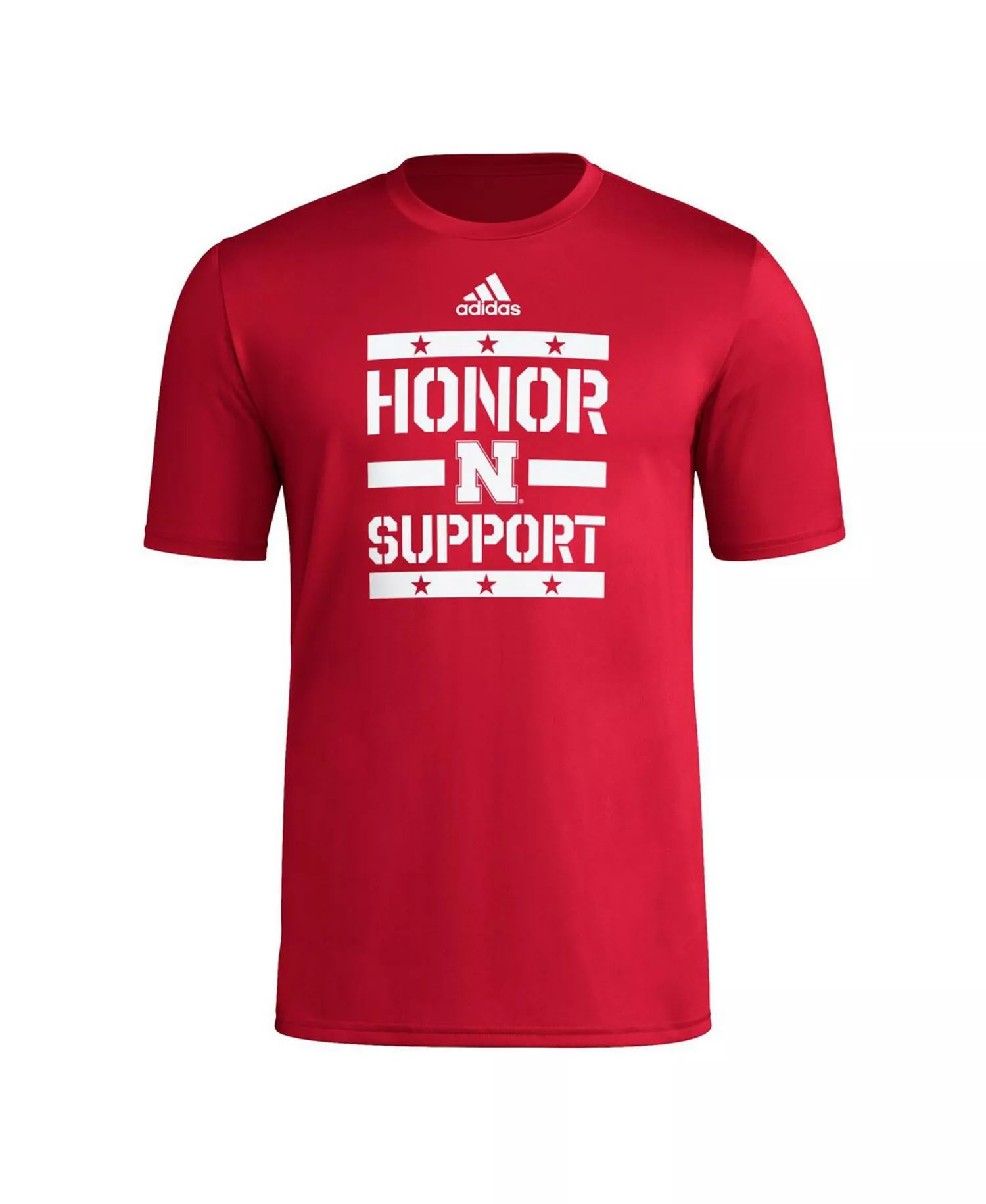 Men's Scarlet Nebraska Huskers Honor Support Pre-Game T-Shirt - Scarlet - L