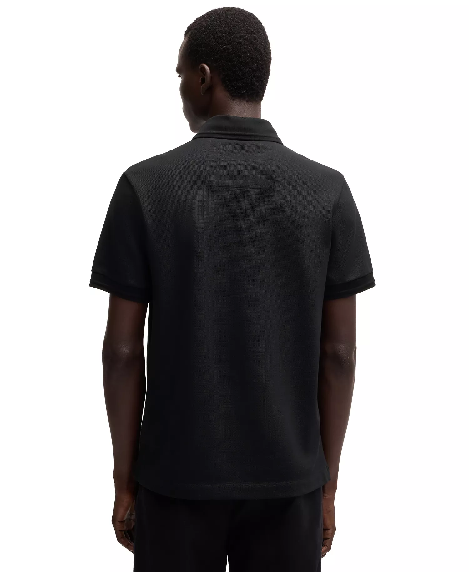 Men's Double B Monogram Regular-Fit Polo - Black - 2XL