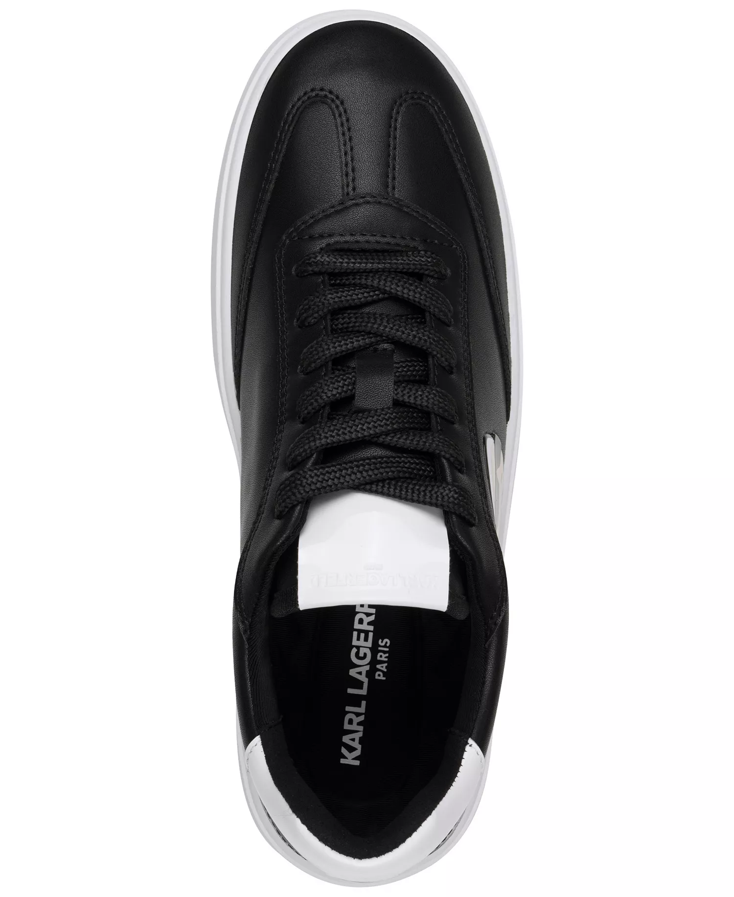 Women's Sumava Lace-Up Sneakers - Black, Bright White - 10M