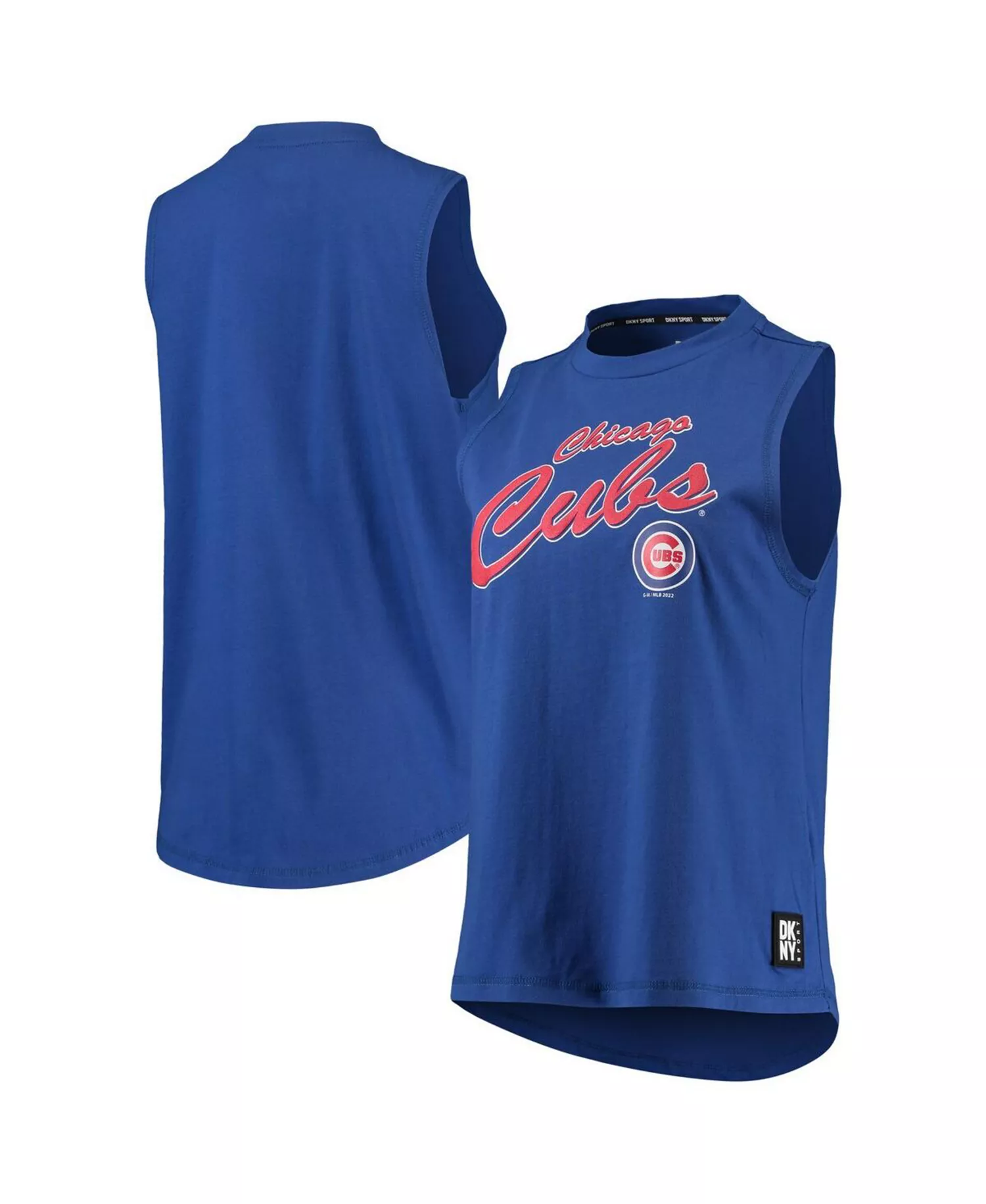 Women's Royal Chicago Cubs Marcie Tank Top - Royal - L