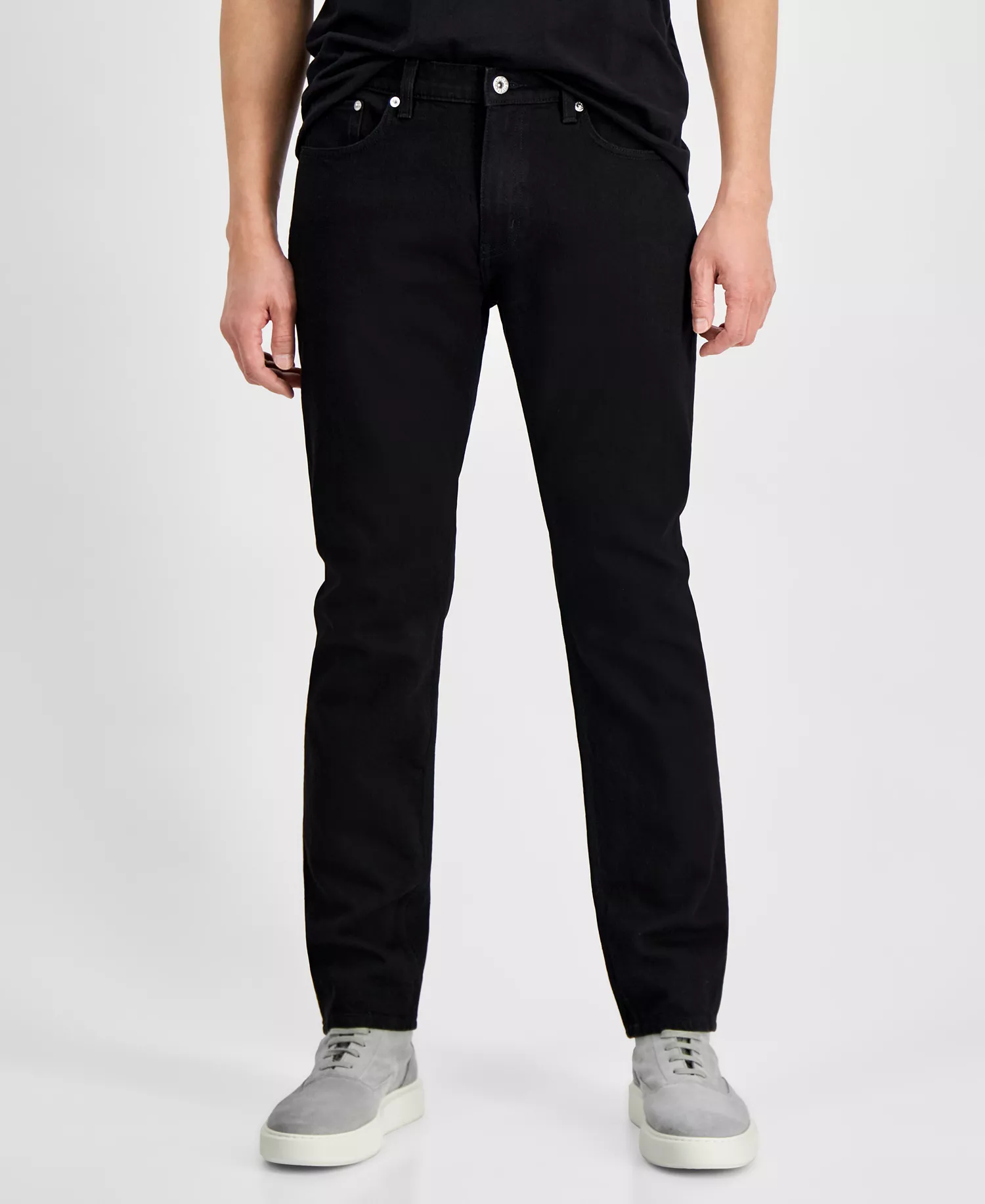 Men's Slim-Fit Jeans  - Black - 30x32