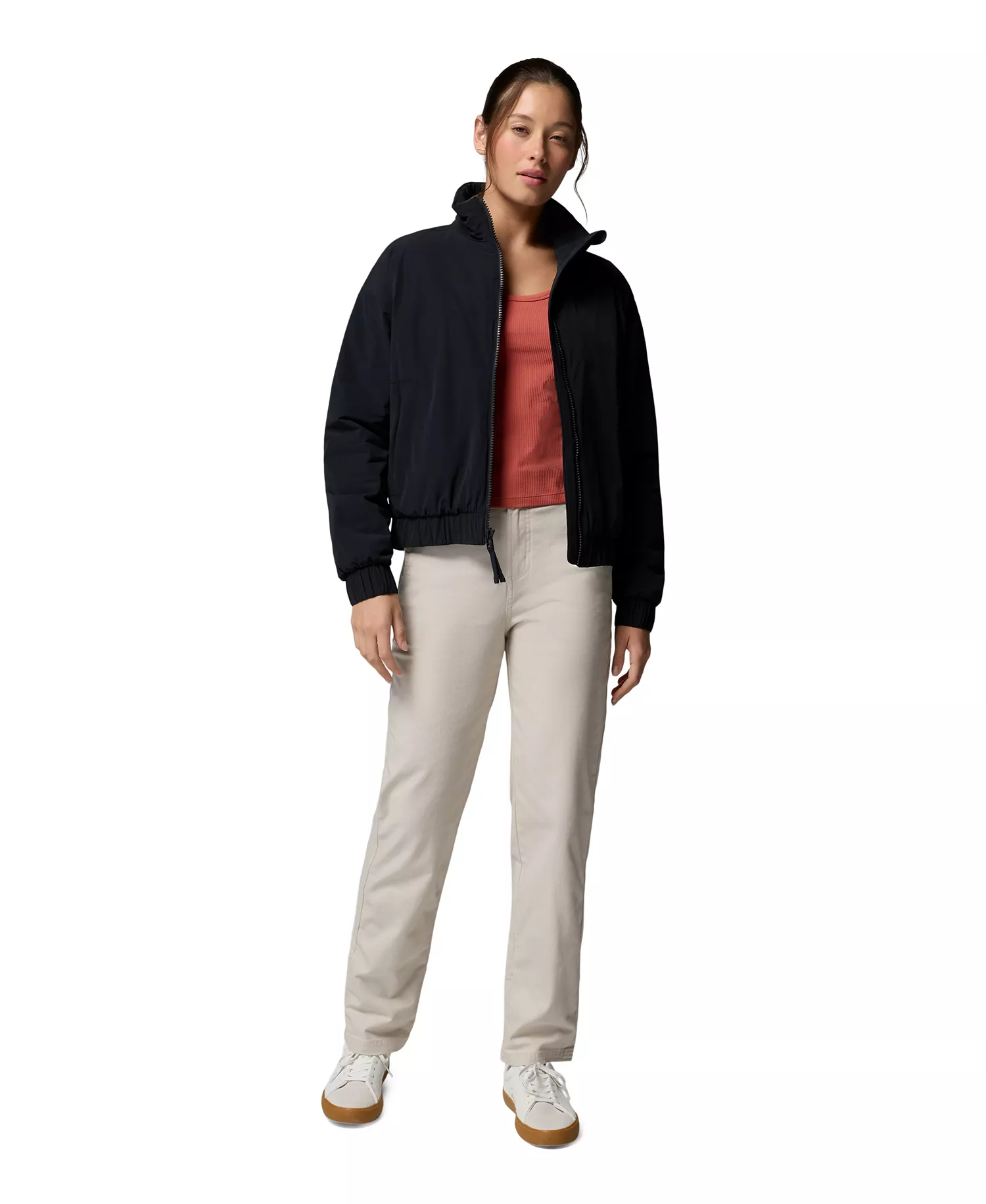 Women's Amaze Stretch Insulated Bomber Jacket - Black - L