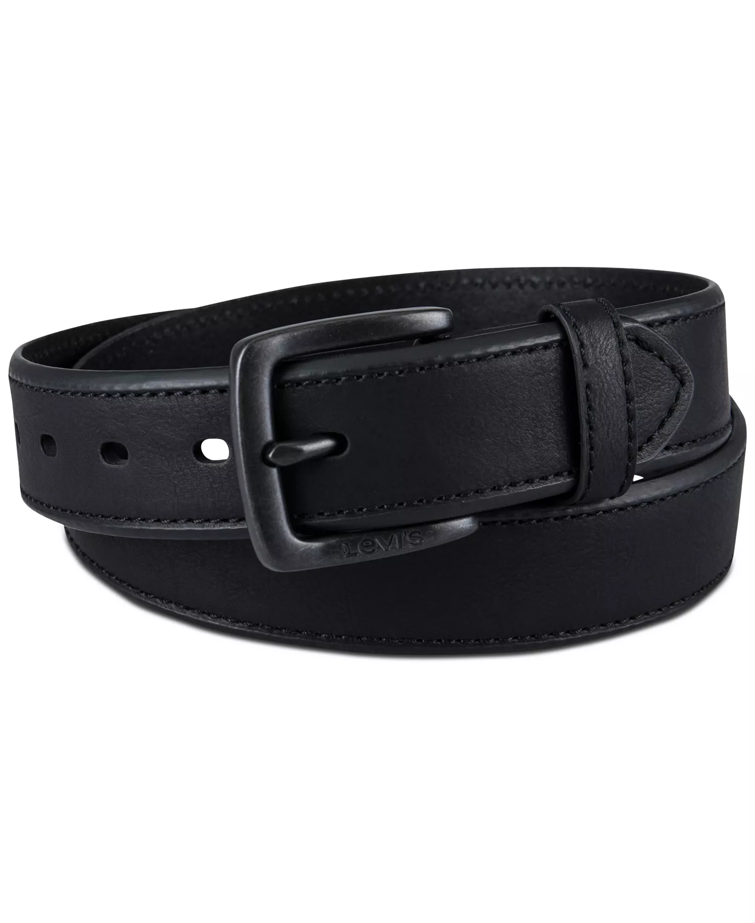 Men’s Casual Rivet Belt - Black - S (30-32)