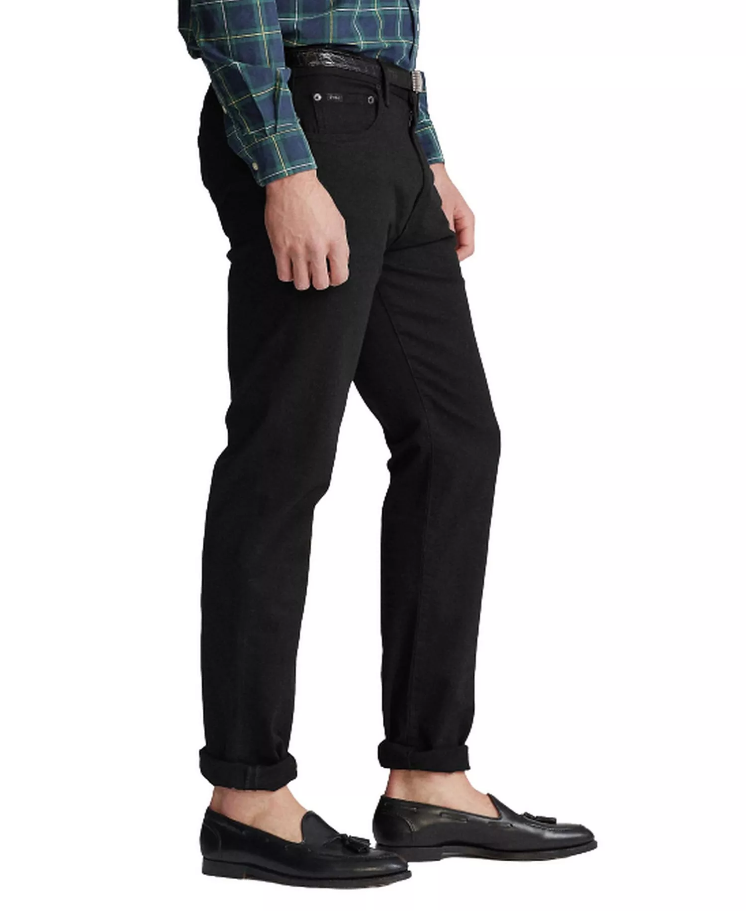 Men's Big & Tall Hampton Relaxed Straight Jeans - Black - 36 - 30