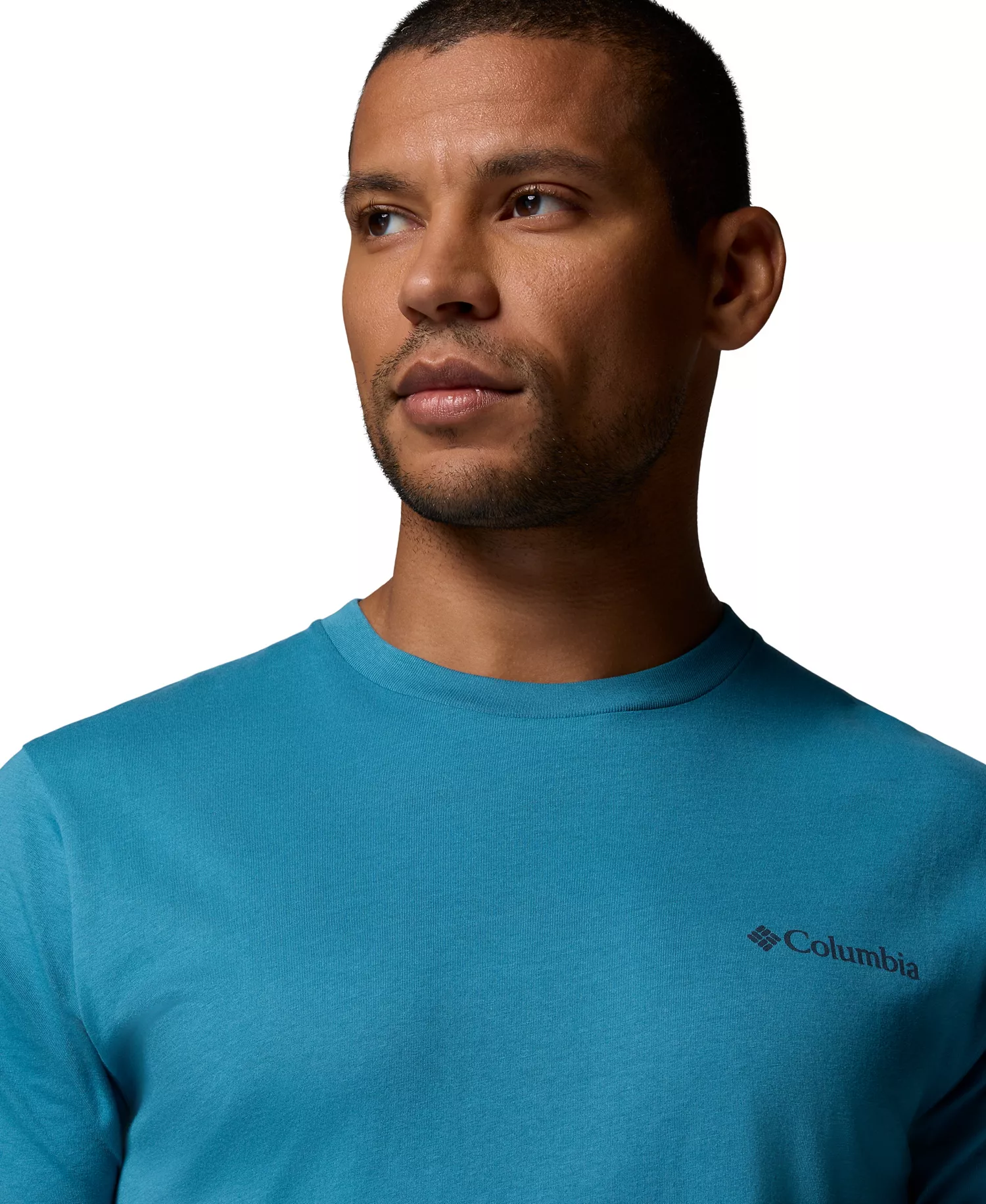 Men's Topper Graphic Crewneck T-Shirt - Canyon blue - L