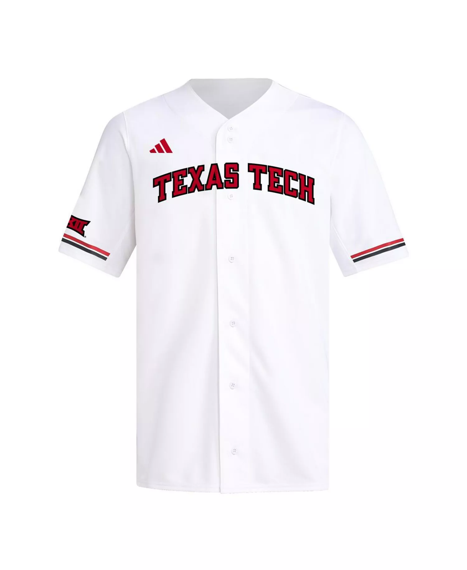 Men's White Texas Tech Red Raiders Replica Baseball Jersey - White - 2XL