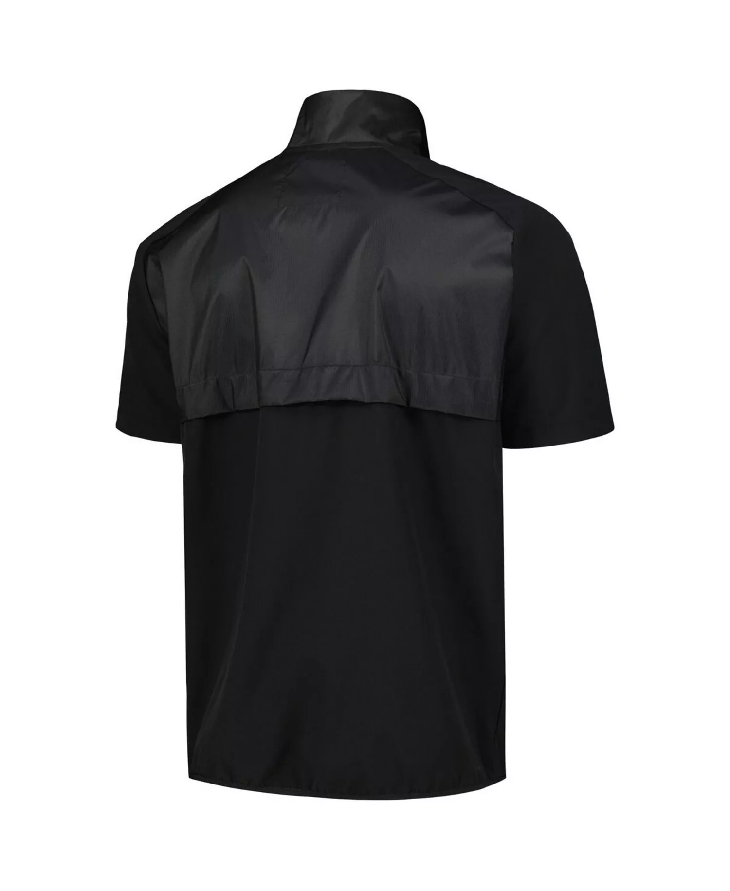 Men's Black ECU Pirates Sideline AEROREADY Raglan Short Sleeve Quarter-Zip Jacket - Black - S