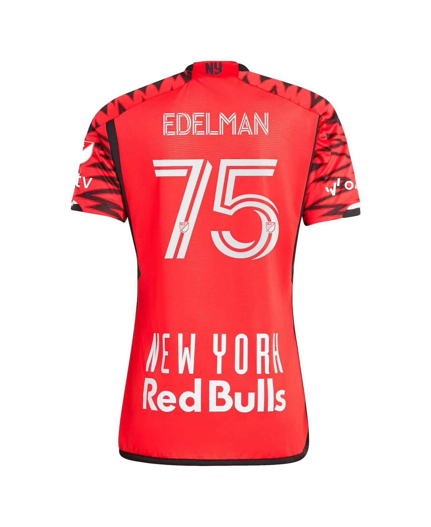Men's Daniel Edelman Red New York Red Bulls 2024 Legacy Authentic Player Jersey - Red - 2XL