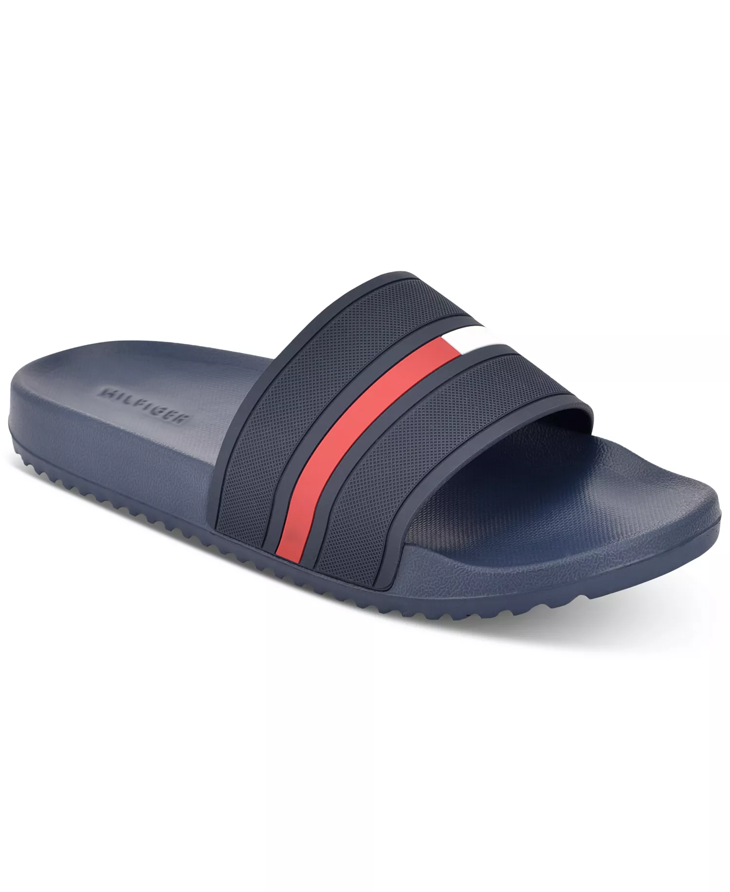 Men's Redder Flag Logo Pool Slide Sandals - Dark Blue - 11M