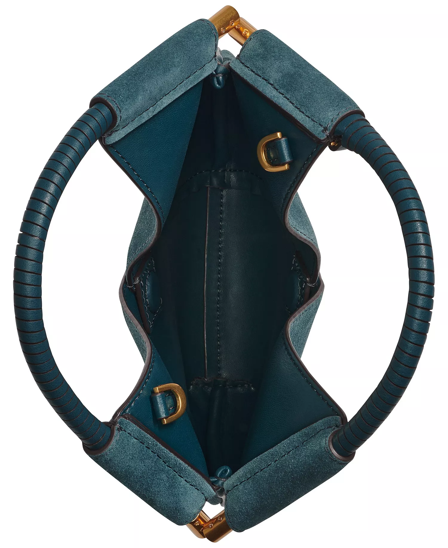 Suede Micro Crossbody Bag with Charm Hangoff - Hudson - NO SIZE