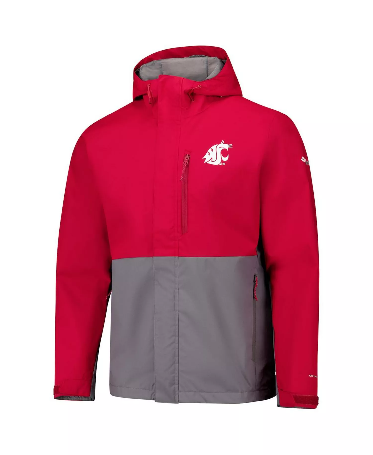 Men's Crimson Washington State Cougars Field Bound Omni-Tech Full-Zip Jacket - Crimson - M
