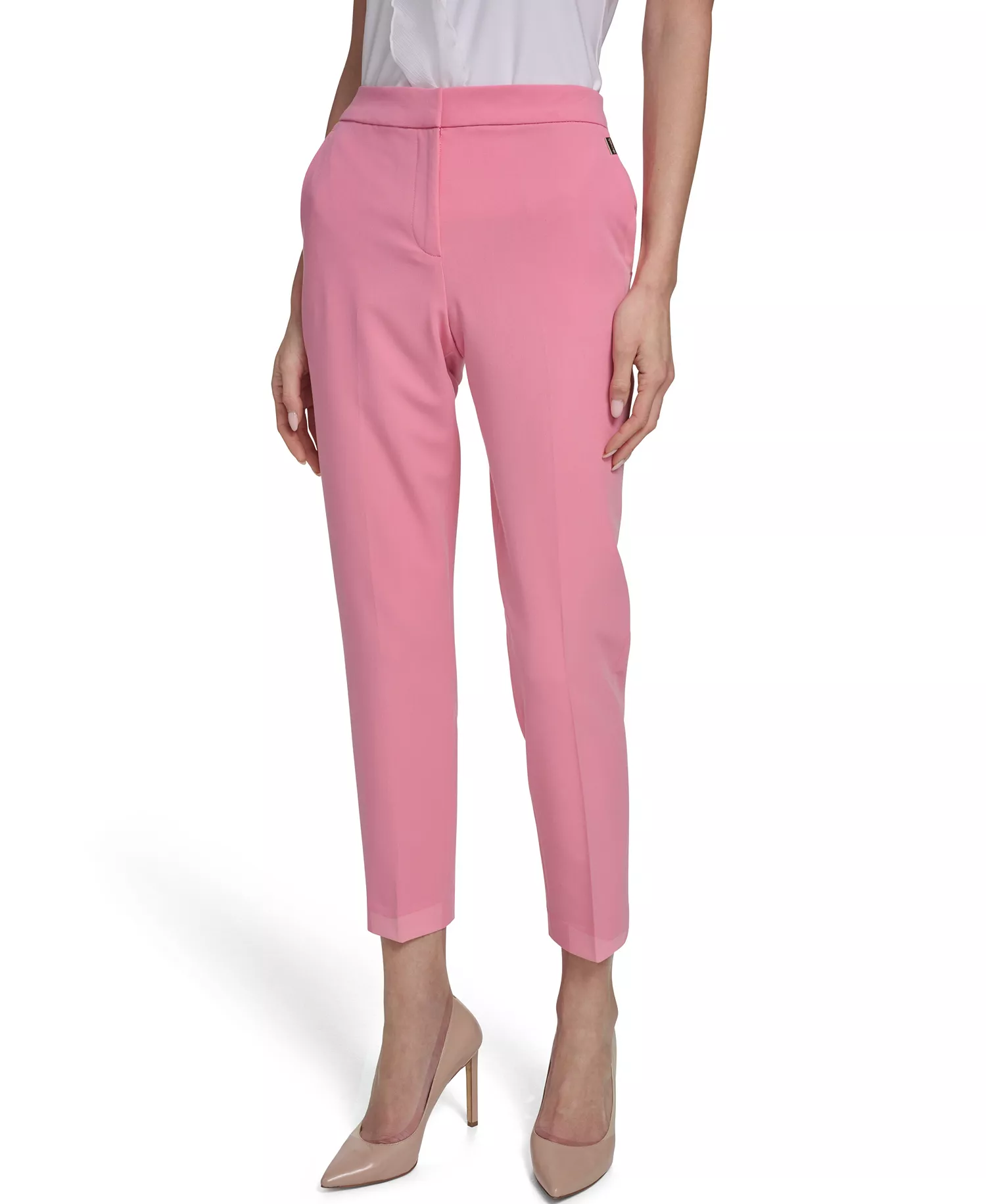 Women's Ankle Pants - Pink Tulip - 0