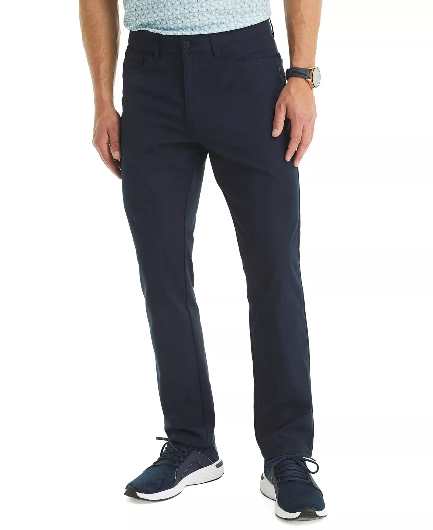 Men's Regular-Fit Stretch 5 Pocket Pants - Navy Seas - 30x30
