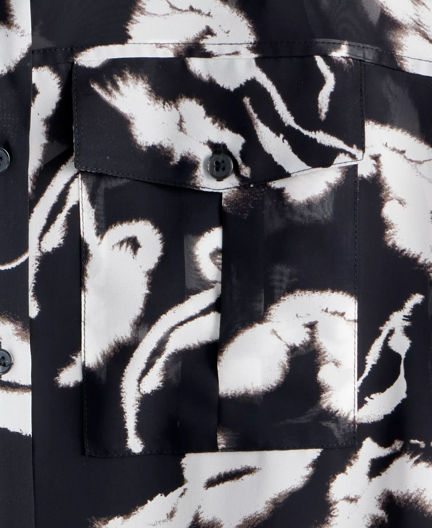 Women's Printed Long-Sleeve Blouse, Macy's Exclusive - Dahlia Abstract - XS