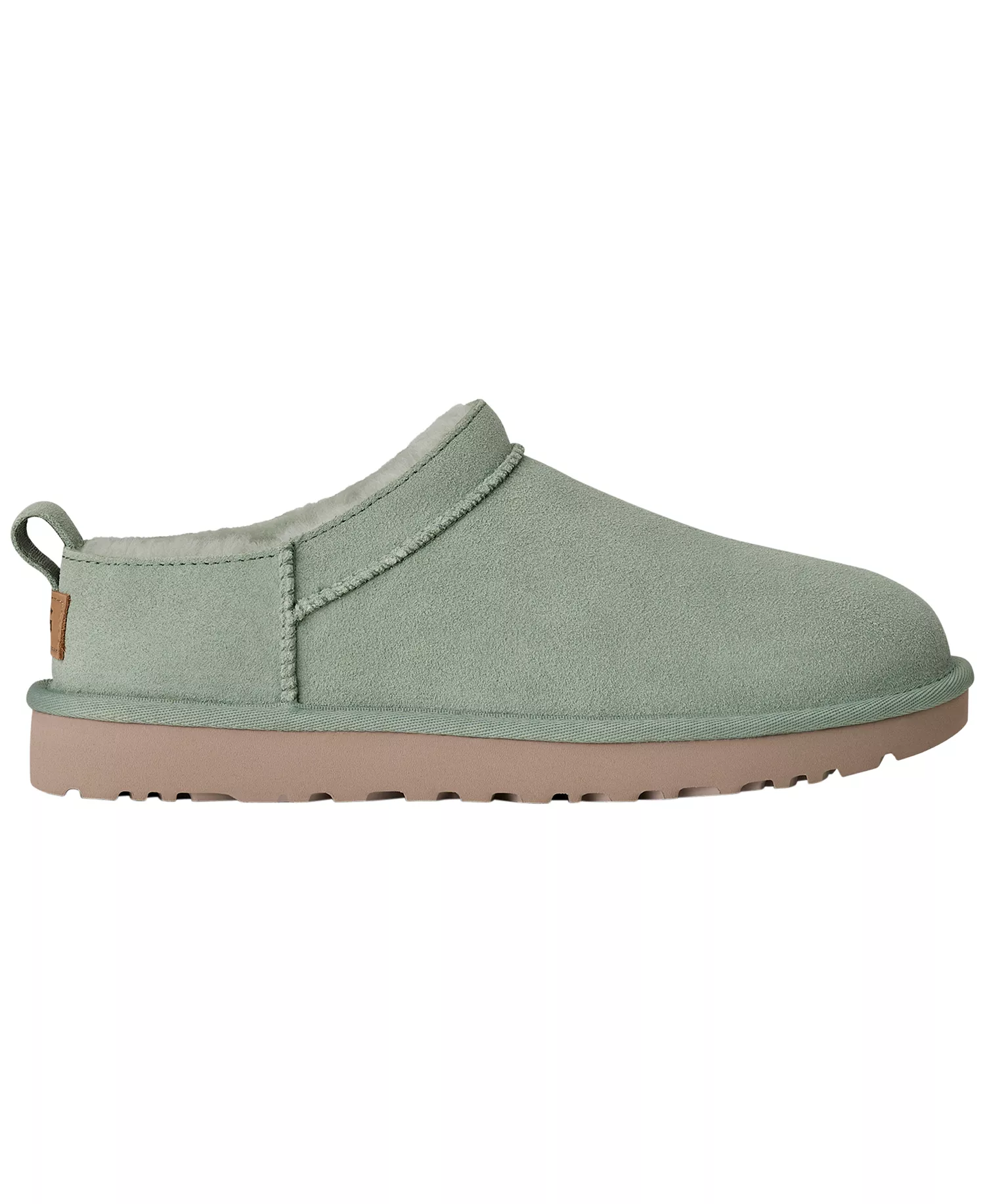 UGG Women's Classic Micro Pull Tab Round Toe Booties - Artichoke - 10M
