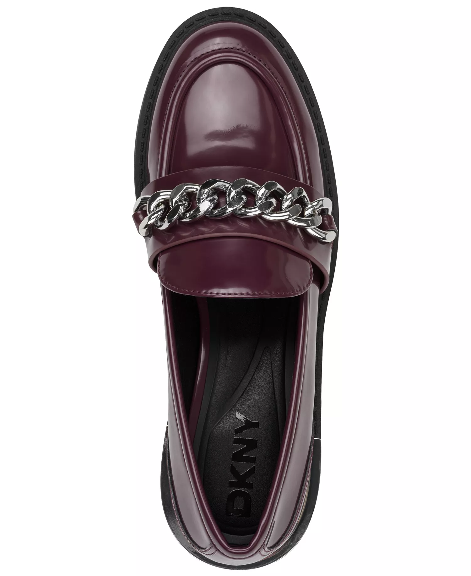 Women's Ryleigh W/ Chain Slip On Loafers - Burgundy - 7.5M
