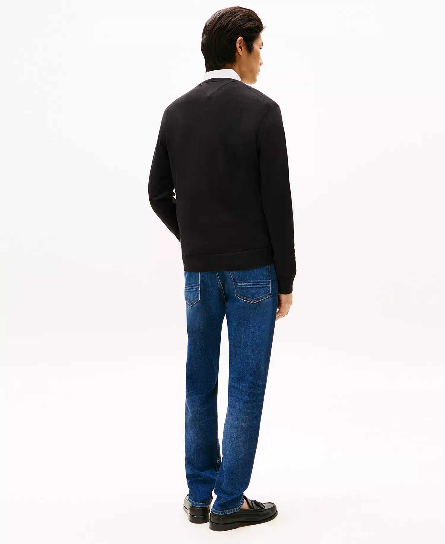 Men's Essential Crewneck Sweater - Black - L