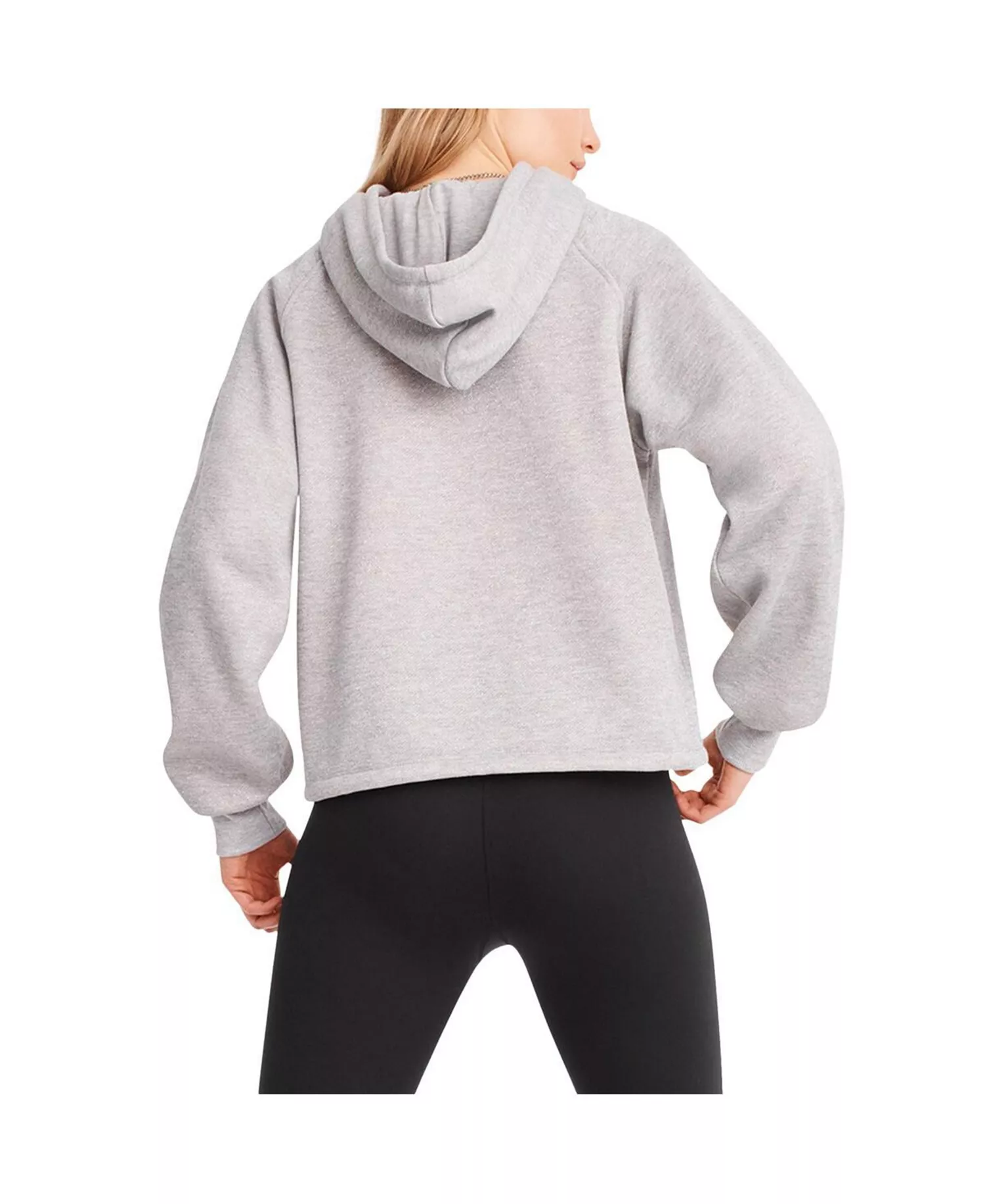 Women's Heather Gray Dallas Cowboys Debbie Dolman Raglan Pullover Hoodie - Heather Gray - 2XL