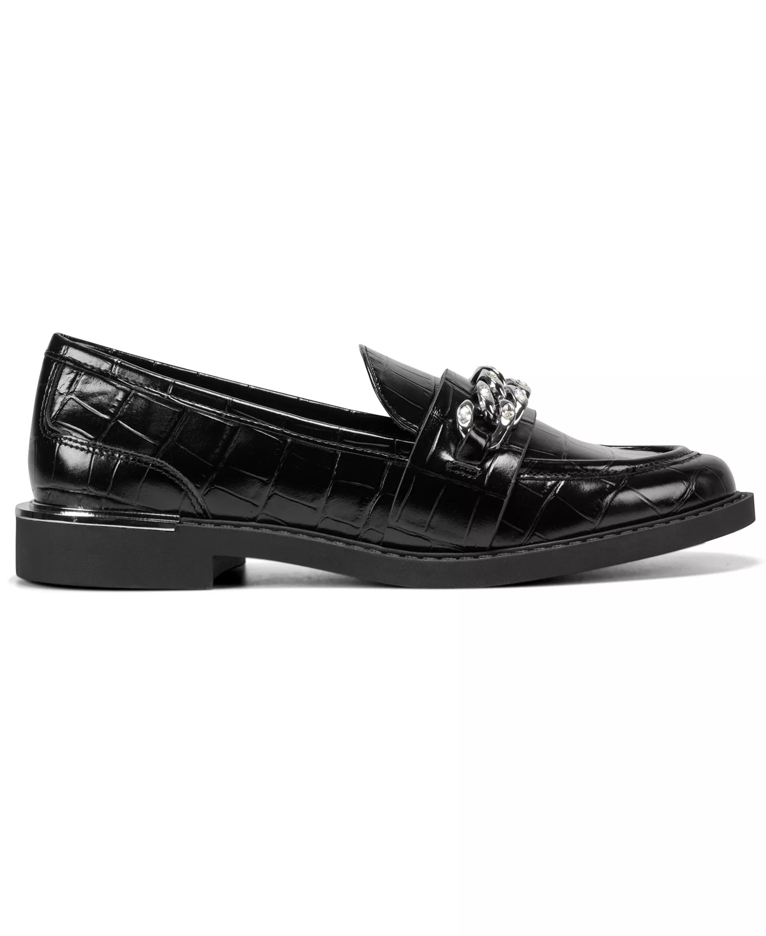 Women's Ryleigh Stone Slip-On Loafers - Black - 10M