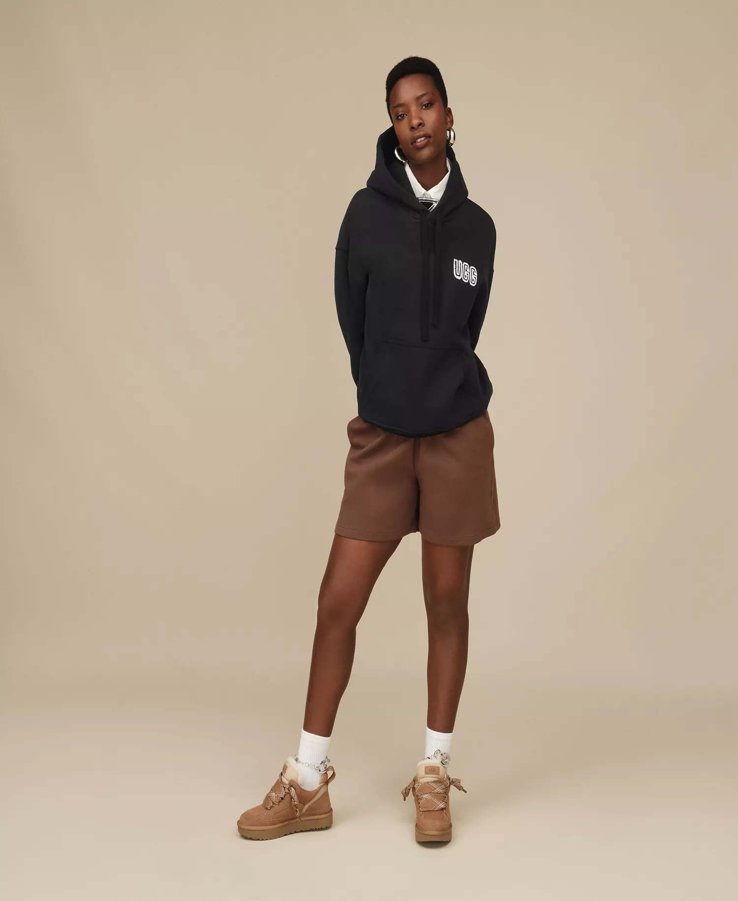 UGG Women's Oversized Graphic Sweatshirt - Black - L