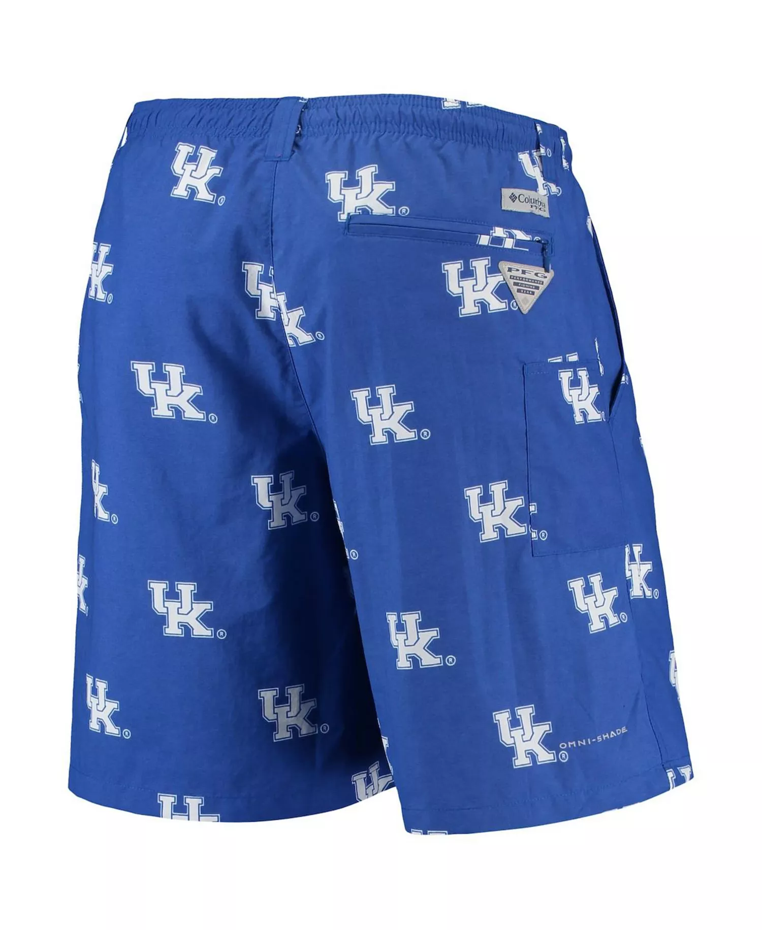 Men's Royal Kentucky Wildcats Backcast II 8" Omni-Shade Hybrid Shorts - Royal - L