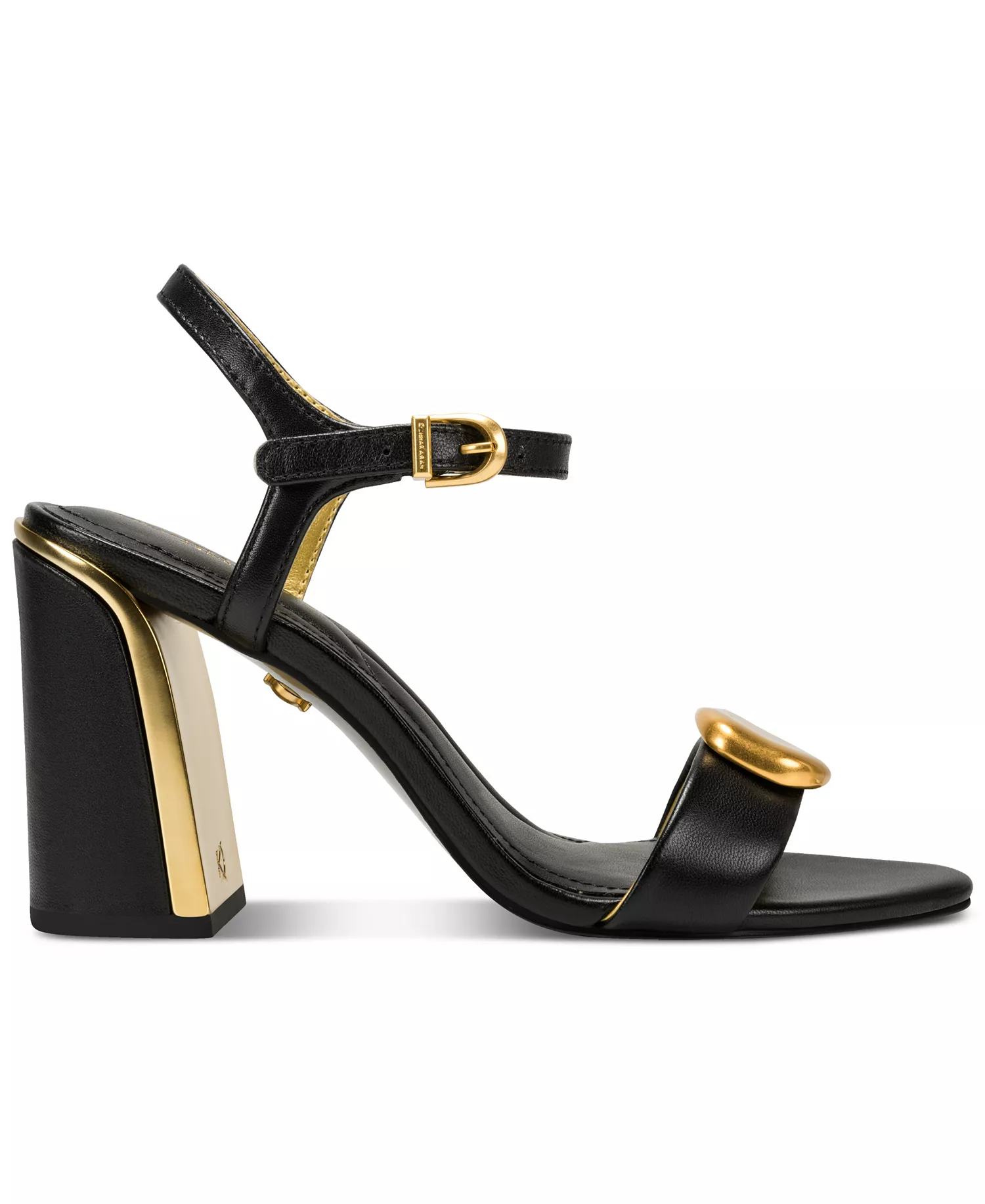 Women's Seraphina Ankle Strap Dress Sandals - Black - 10