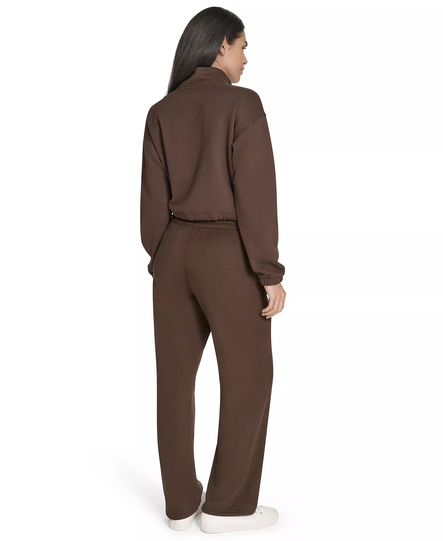 Women's Performance Half-Zip Pull-On Sweatshirt - Brown Cork - 2XL