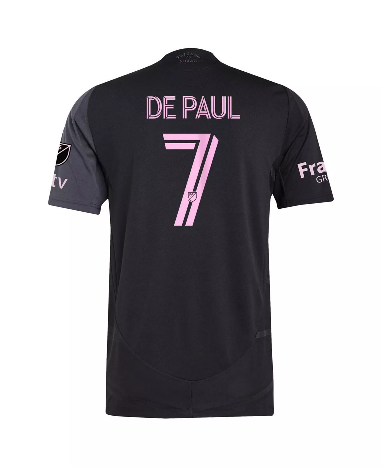Men's Rodrigo De Paul Black Inter Miami CF 2025 The Fortitude Kit Authentic Player Jersey - Black - 3XL