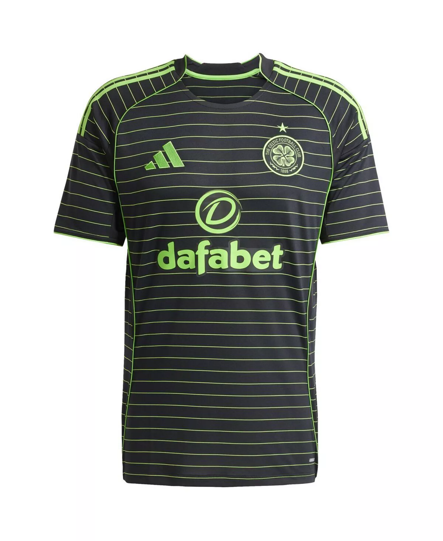 Men's Black Celtic 2025/26 Away Replica Jersey - Black - M