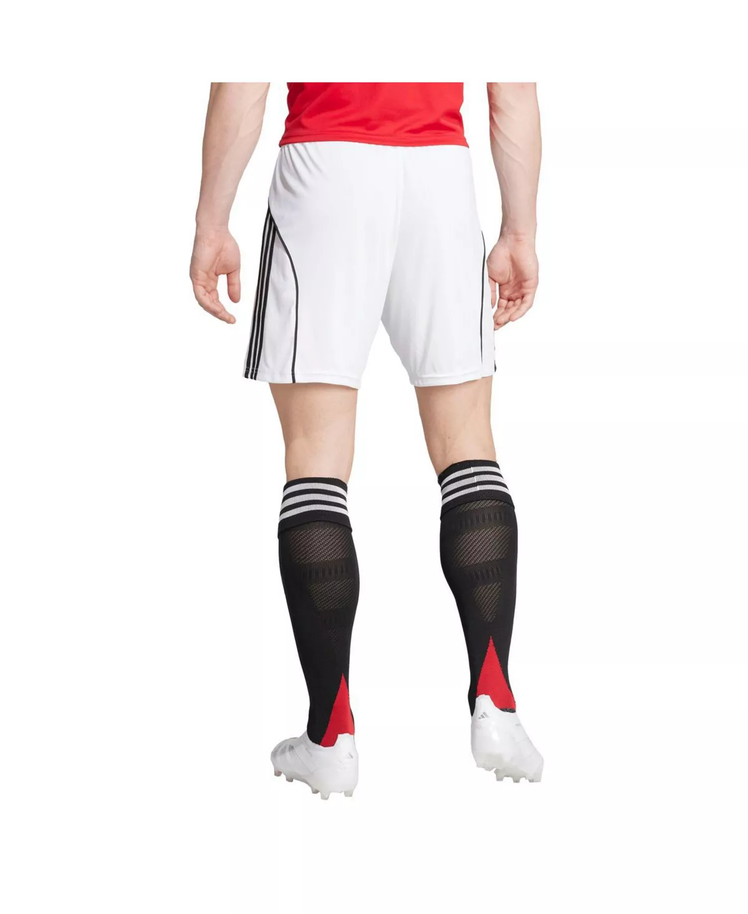 Men's White Manchester United 2025/26 Home AEROREADY Replica Shorts - White - L