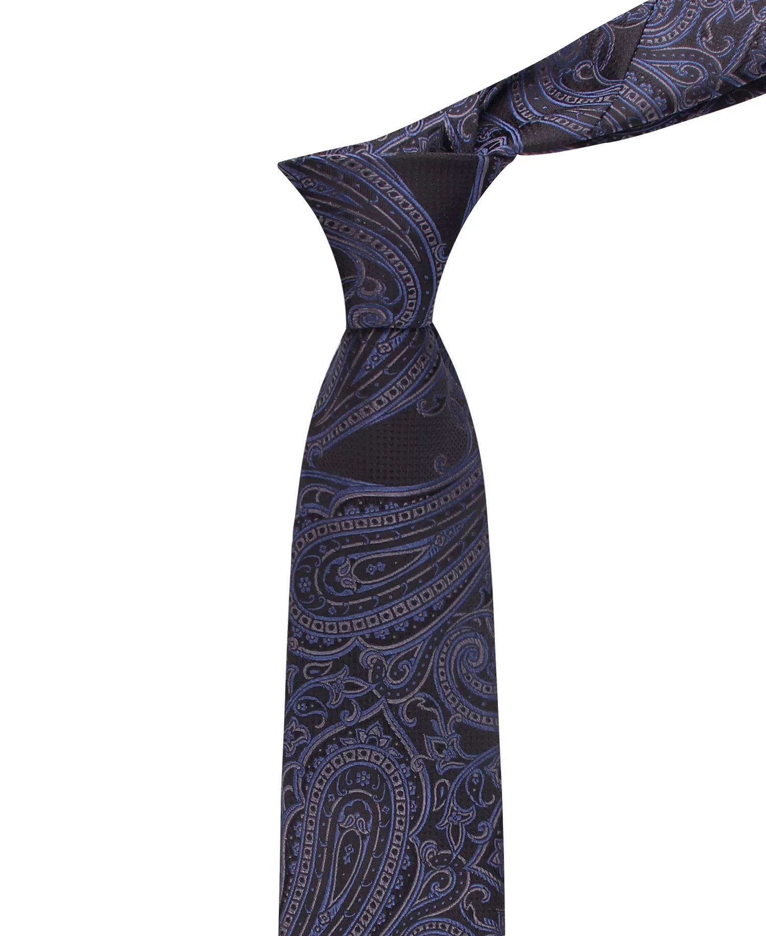 Men's Gemma Paisley Tie - Black - ONE SIZE