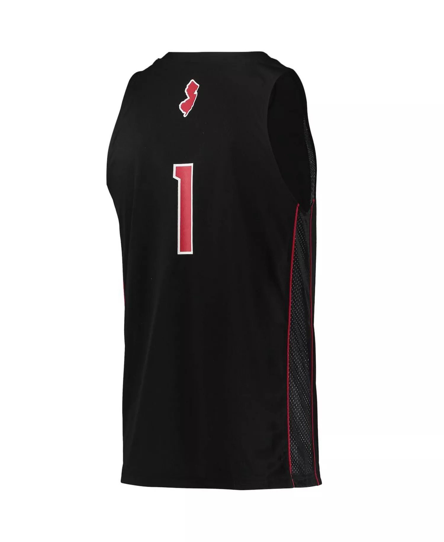 Men's 1 Rutgers Knights Team Swingman Basketball Jersey - Black - L