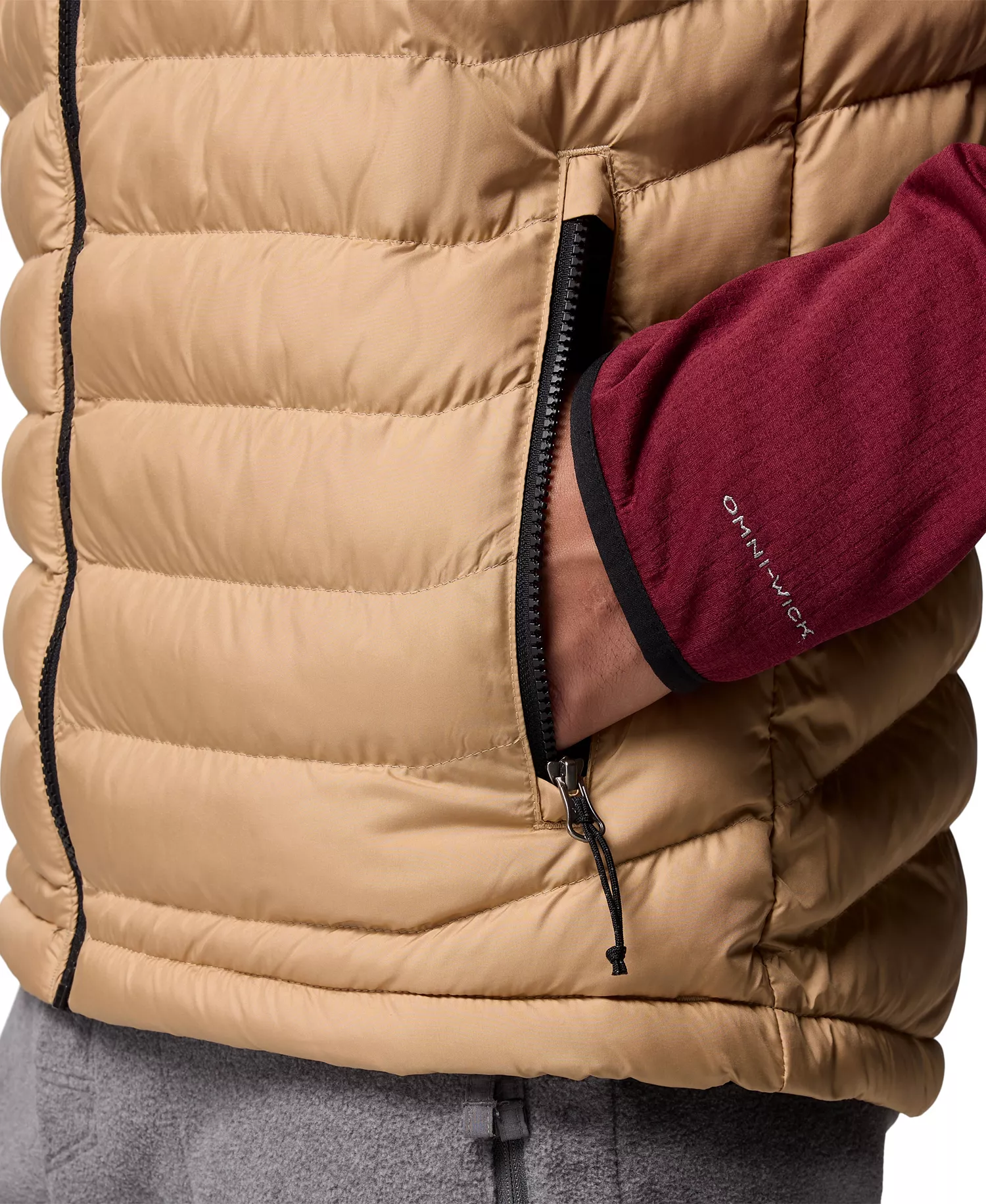 Men's Powder Lite II Puffer Vest - Black - L