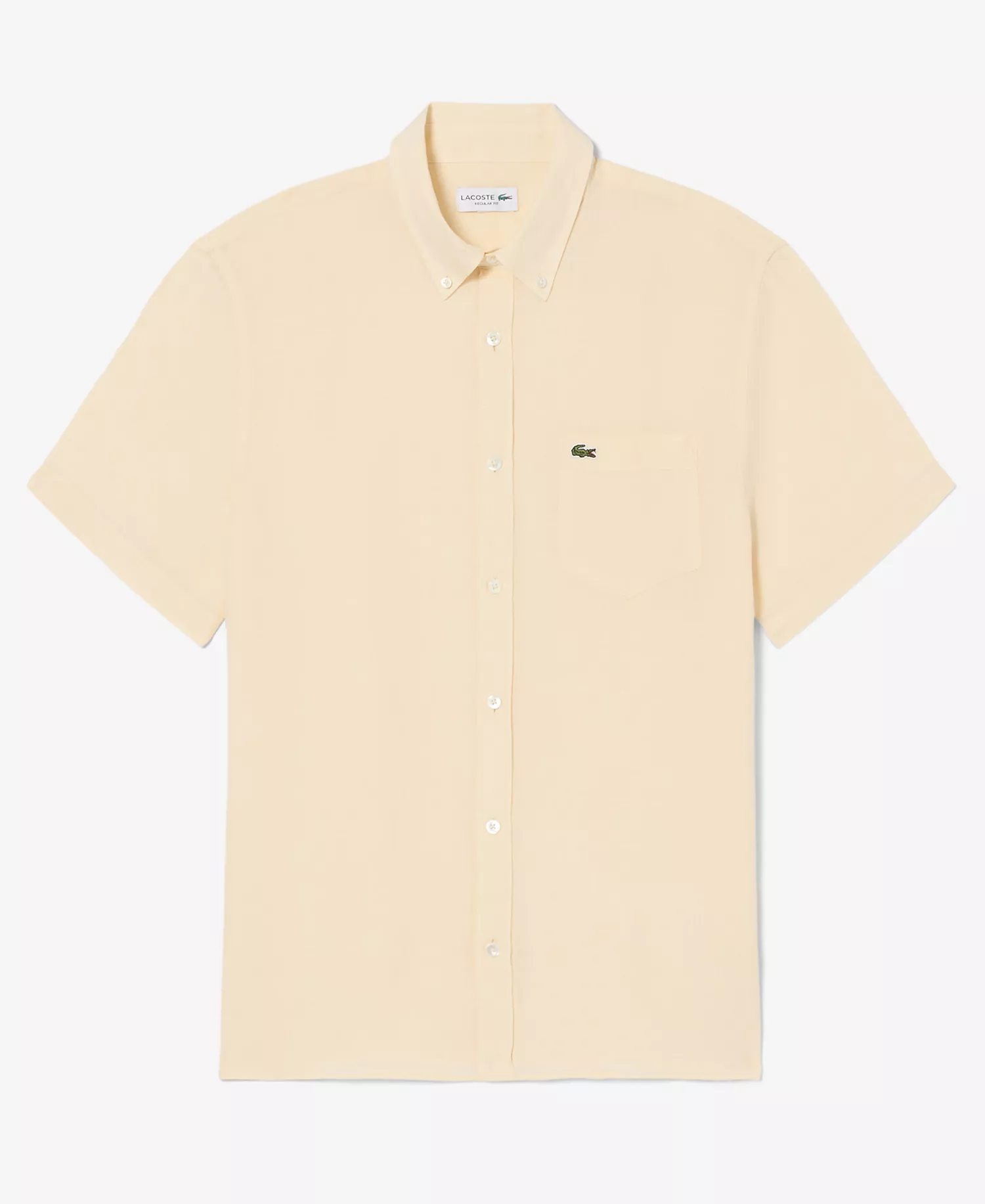 Men's Regular-Fit Logo Linen Shirt - Naturel Clair - 2XL