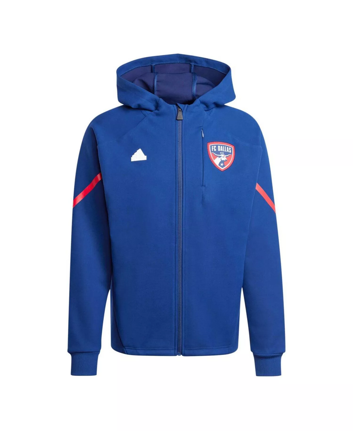 Men's Navy FC Dallas 2024 Anthem Travel Full-Zip Jacket - Navy - 2XL