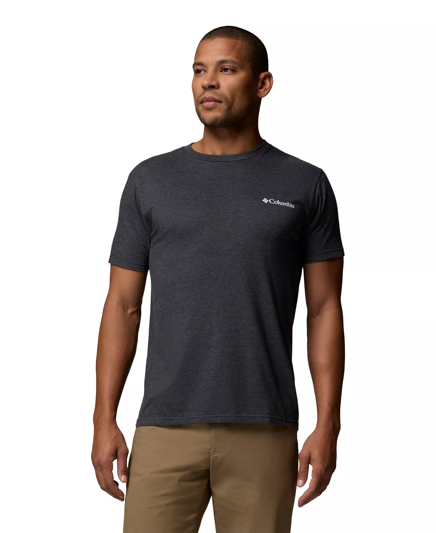 Men's Ross Short-Sleeve Graphic T-Shirt - Charcoal Heather - L