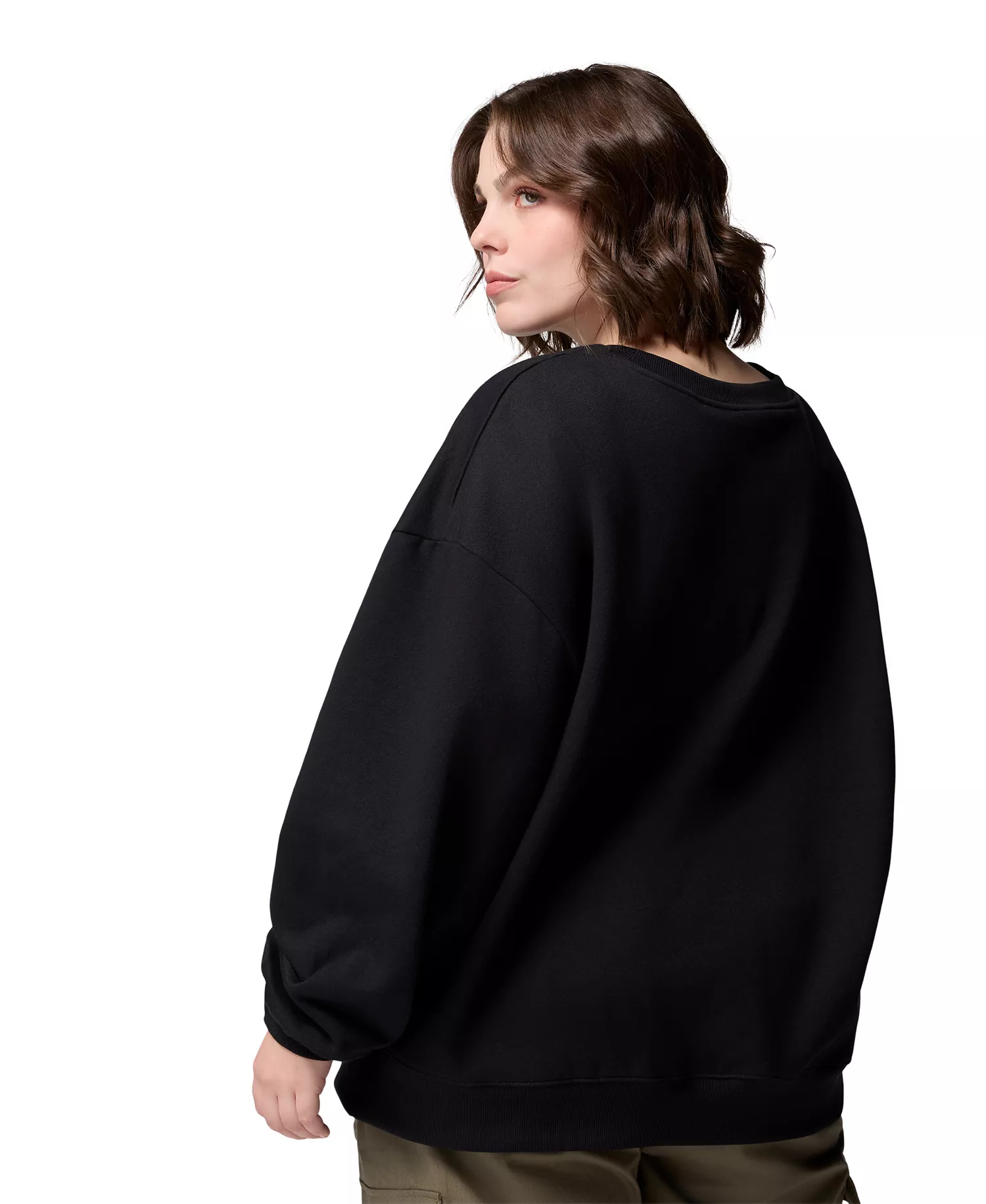 Plus Size Aldermore Crewneck Sweatshirt - Black - 1X - Plus