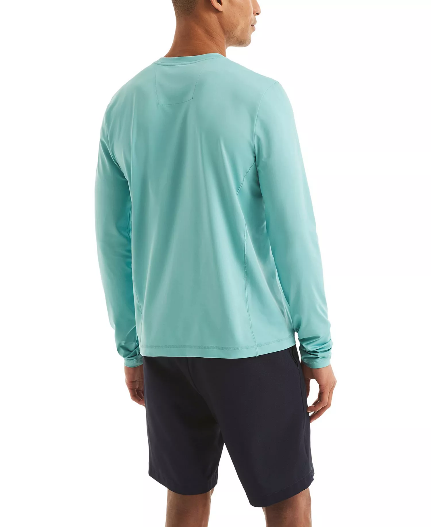 Men's Long-Sleeve Rash Guard - Aqua Wave - 2XL