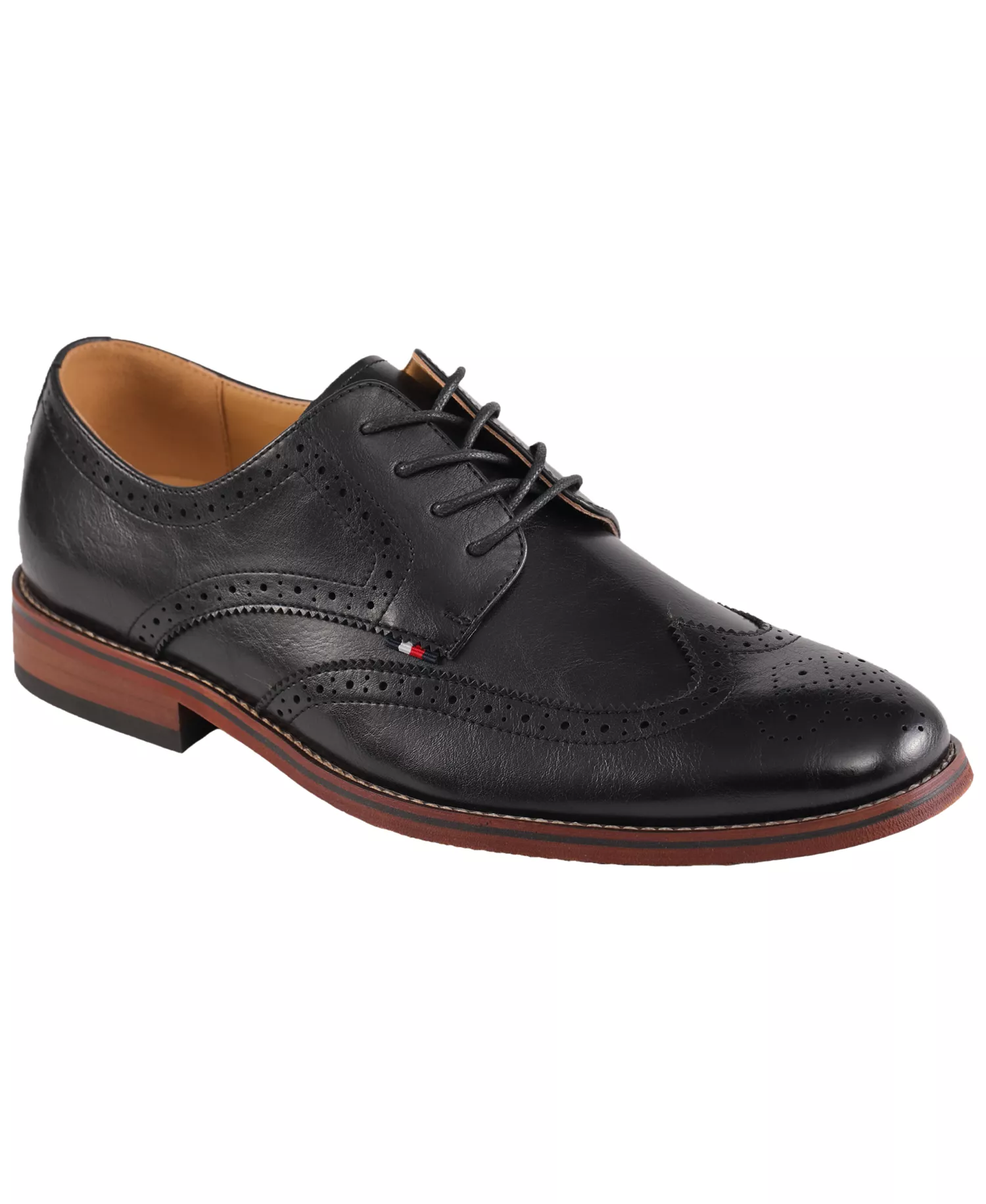 Men's Buford Lace Up Wingtip Oxford - Black - 10