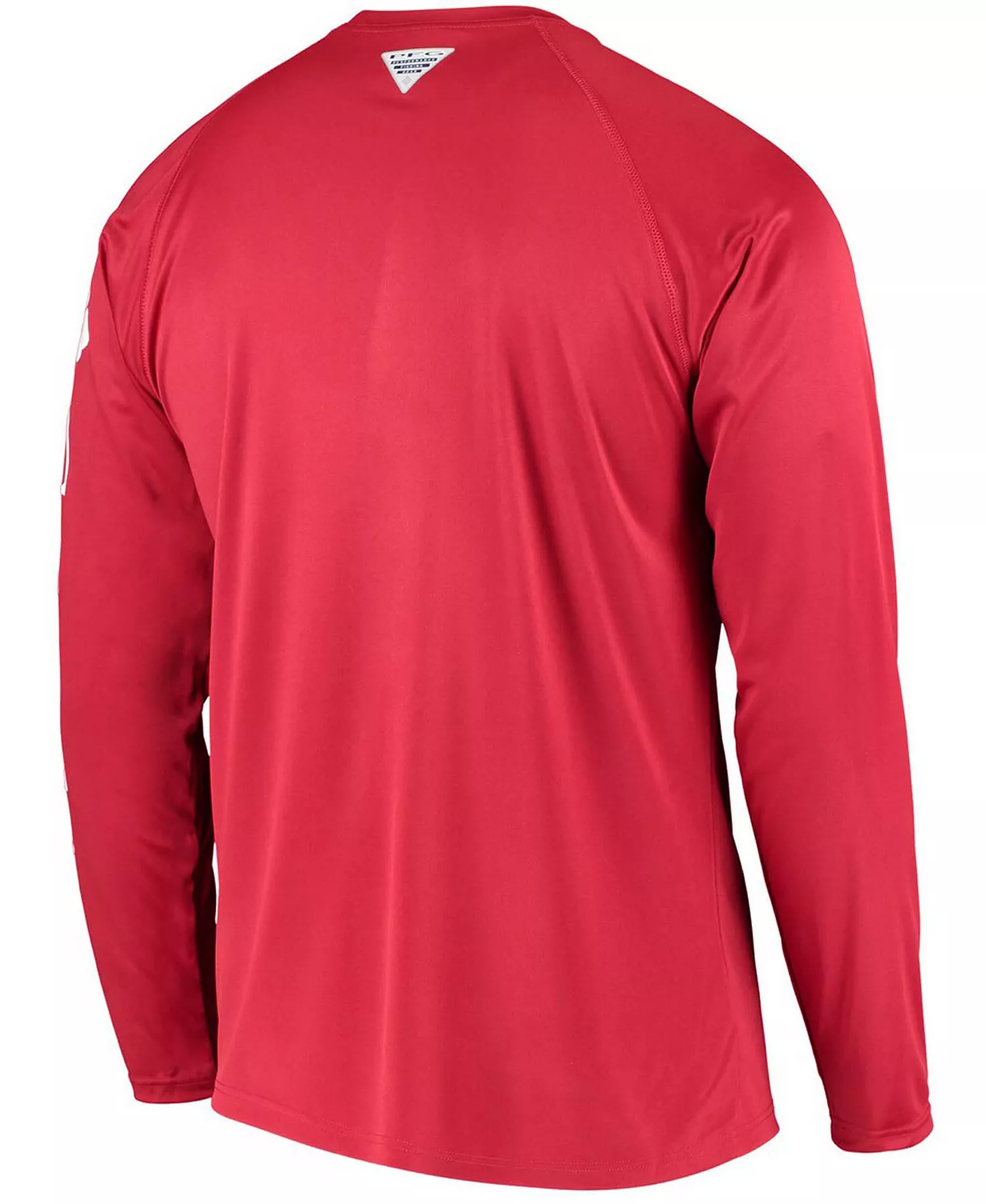 Men's PFG Crimson Alabama Crimson Tide Terminal Tackle Omni-Shade Long Sleeve T-shirt - Crimson - M