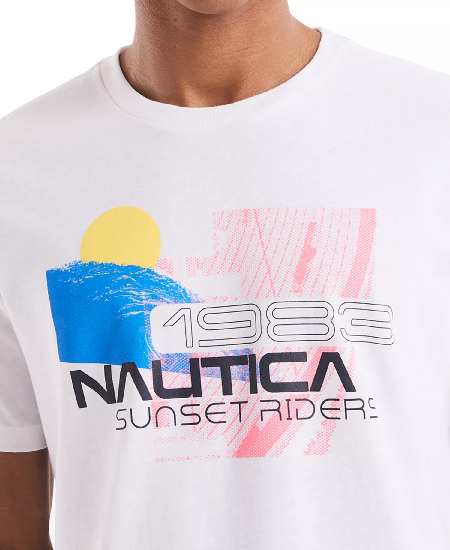 Men's Sunset Riders Logo Graphic T-Shirt - Bright White - 2XL