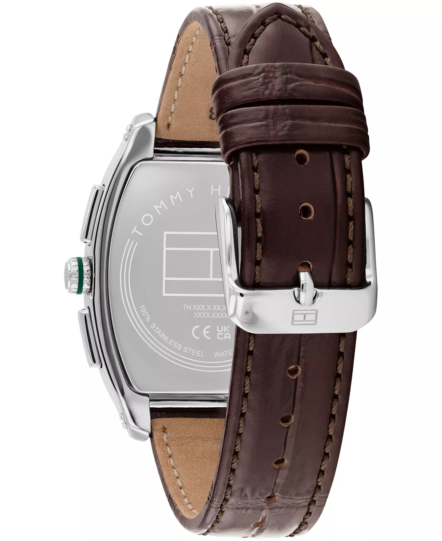 Men's Multifunction Dark Brown Leather Bracelet Watch, 36mm - Dark Brown - NO SIZE