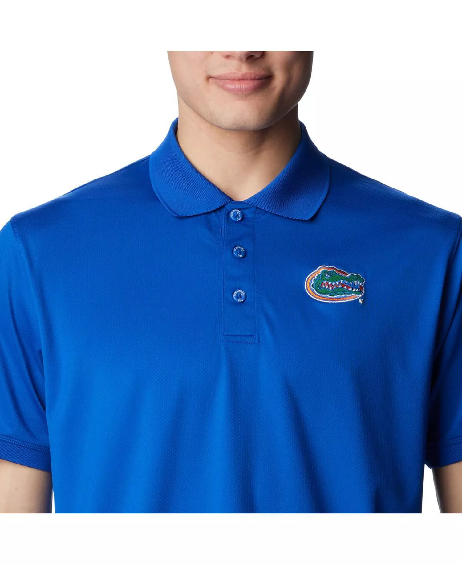 Men's Royal Florida Gators PFG Tamiami Omni-Shade Polo - Royal - L